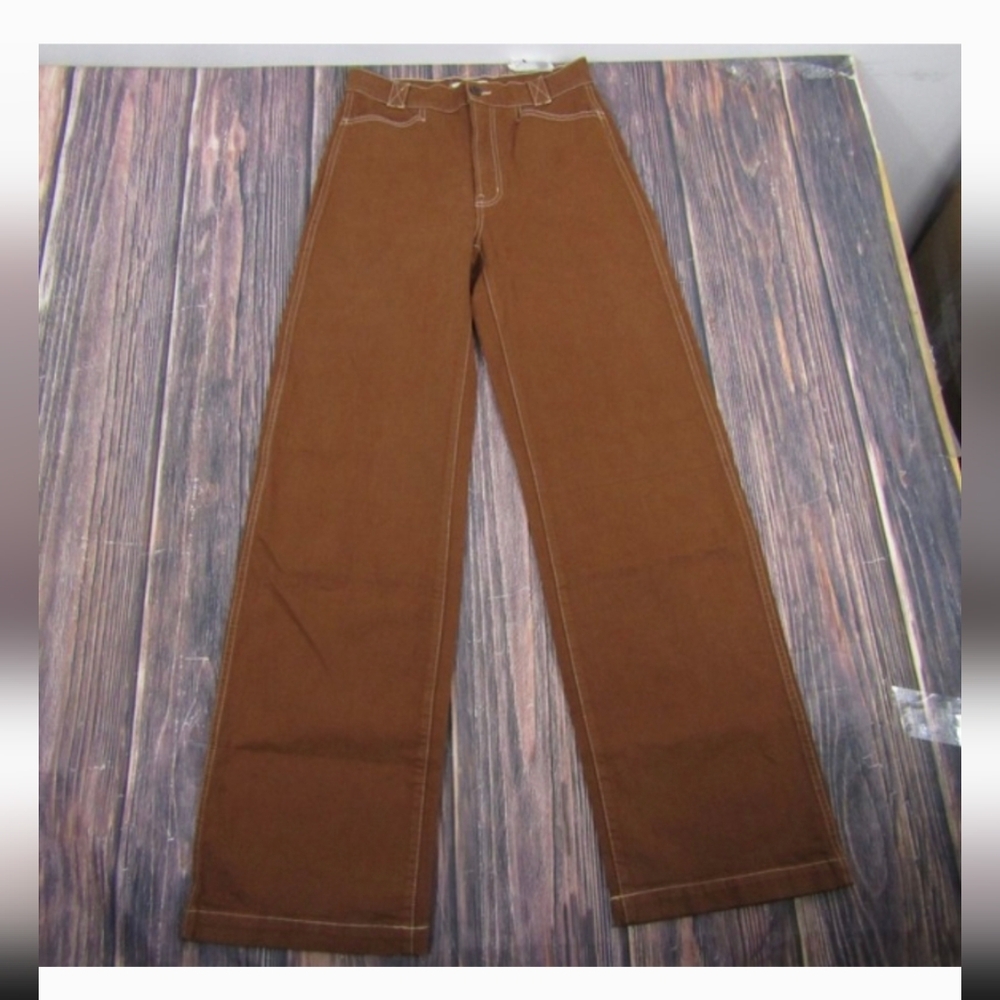 Madewell Brown Wide Leg Pants